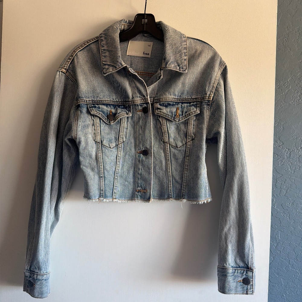 Aritzia Wilfred Free aucune gamiture comprise cropped denim , size S